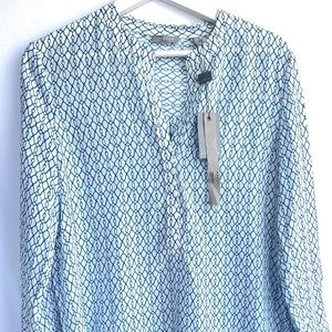 NWT Australia's Staple Brand JIGSAW- Blue & Aqua Tunic Top